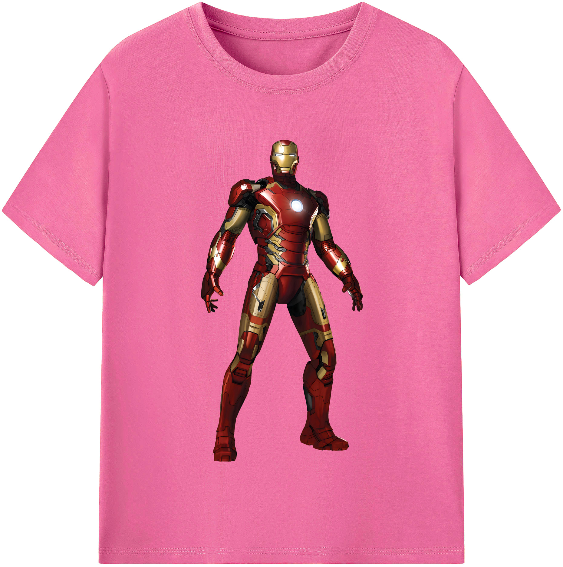 （画像用） アベンジャーズ The Avengers レディースカジュアルプリントTシャツ（綿100％）